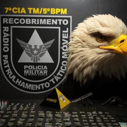 Foragido da justiça é preso com submetralhadora artesanal e drogas em MG