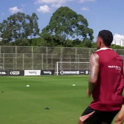 Corinthians encerra preparação para jogo em casa diante do Internacional
