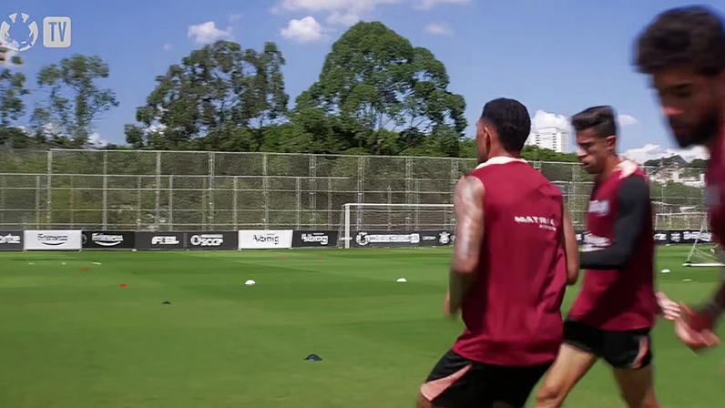 O Corinthians finalizou na véspera da partida, no CT Dr. Joaquim Grava, a preparação para o duelo pelo Brasileirão na Neo Química Arena.