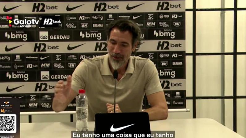 Após partida em Curitiba, treinador do Galo desmente boatos e explica como toma suas decisões o que espera das pessoas nessas situações.
