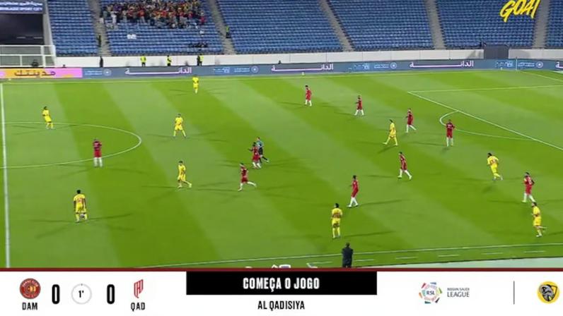 Damac - Al Qadisiya 0 - 0 | COMEÇA O JOGO