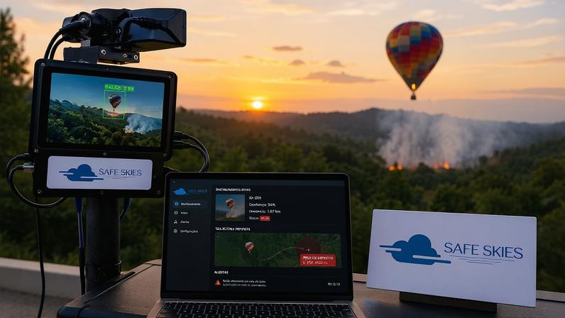 SafeSkies, inovação brasileira para detectar balões ilegais
