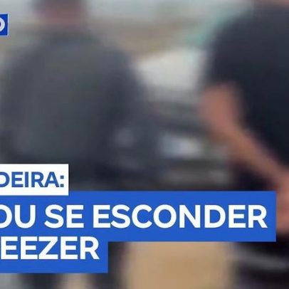 Homem é preso em Mongaguá após ser encontrado dentro de freezer pela polícia