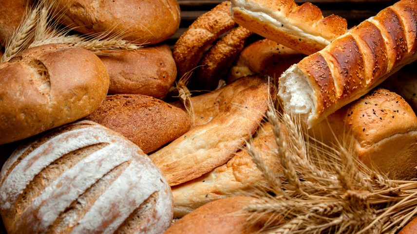 different types of bread made from wheat flour