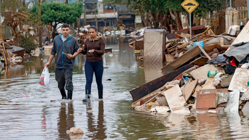 Diversos municípios do Rio Grande do Sul foram afetados por enchentes no começo de 2024