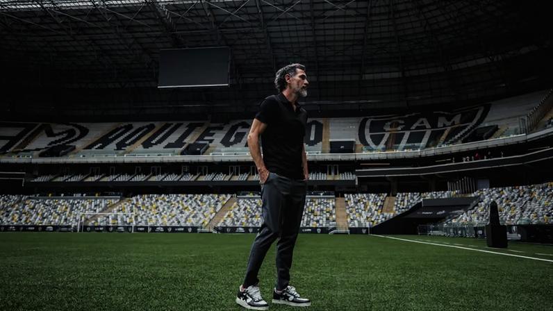 El Barba na Arena MRV (Foto: Pedro Souza / Atlético)