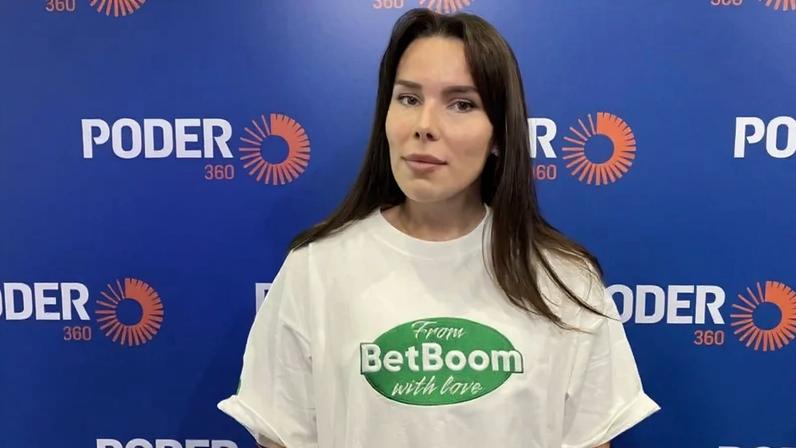 Elena Stepanova, líder de Produtos da BetBoom no Brasil, durante o BiS SiGMA South America 2026