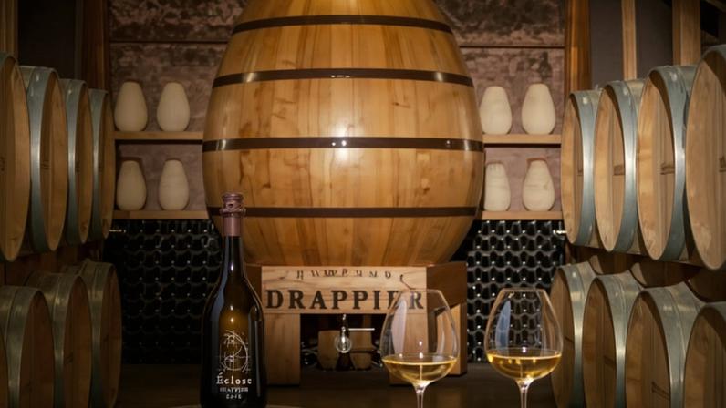 Elose 2012 egg barrel Champagne Drappier