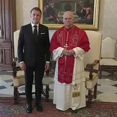 Macron se reúne com o papa Leão XIV no Vaticano nesta sexta-feira
