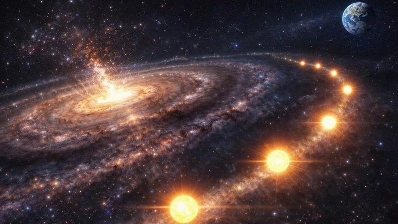 Sol pode ter migrado com milhares de estrelas gêmeas do centro da Via Láctea