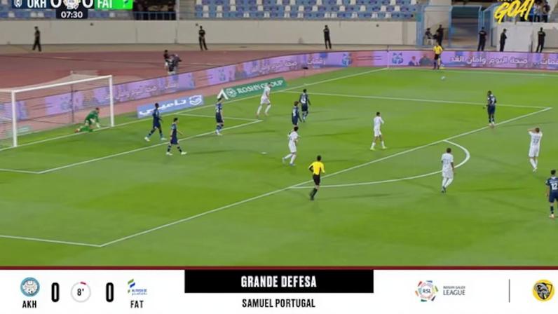 Al Akhdoud - Al Fateh 0 - 0 | DEFESA DO GOLEIRO - Samuel Portugal