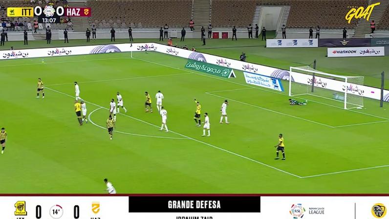 Al Ittihad 0-0 Al Hazem; Ibrahim Zaid destaca na defesa