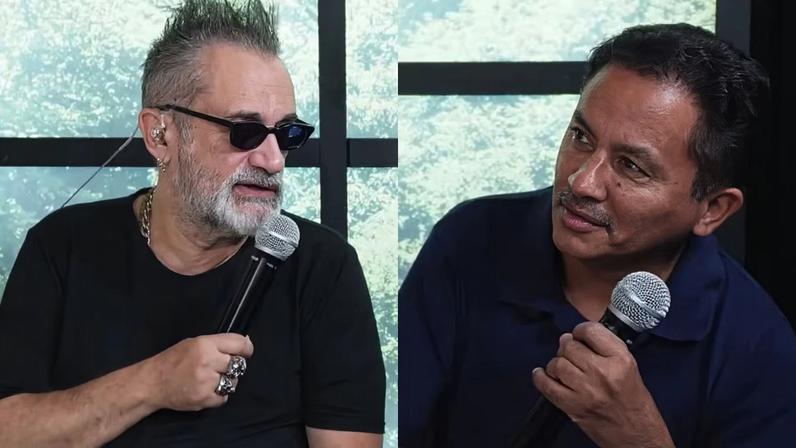 Regis Tadeu e Manoel Gomes (Foto: Youtube)