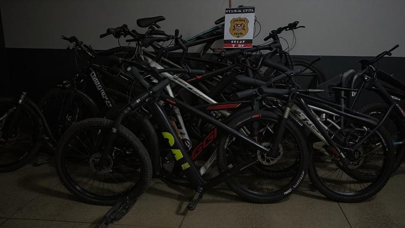 Segundo as investigações, as bicicletas podem ser usadas para furtos a celulares no Centro de São Paulo.