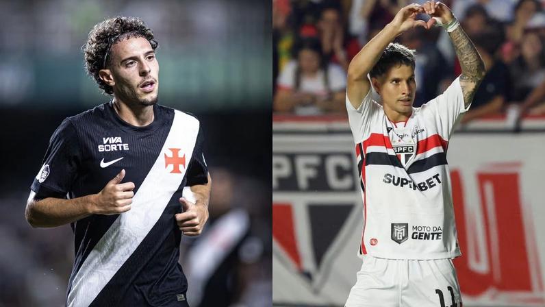 Vasco e São Paulo entram em campo nesta terça (7) pela Sul-Americana