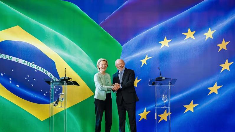 Em janeiro, Ursula von der Leyen veio a Brasília para fazer uma deferência política a Lula, após adiamento da assinatura impedir petista de ter destaque em cerimônia do acordo, feita no Paraguai