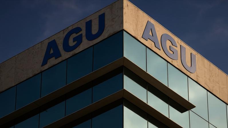 A fachada da sede da AGU em Brasília