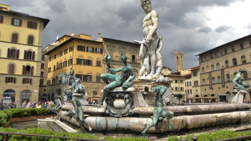 Fonte de Netuno em Florença, Itália (Imagem: Pixabay)