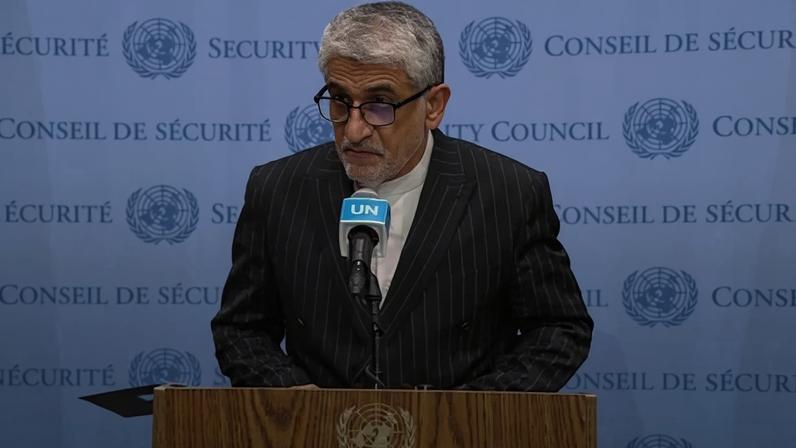 Amir Saeid Iravani, representante permanente do Irã na ONU | Divulgação/ONU