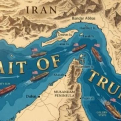 Trump chama Estreito de Hormuz de 'Estreito de Trump'