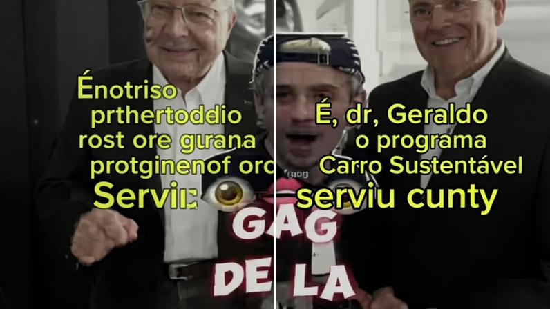 "Gag de la gag. Estou aqui na concessionária Primavia, em Valparaíso (GO), e boa notícia: o programa Carro Sustentável está batendo todos os recordes", disse Alckmin.