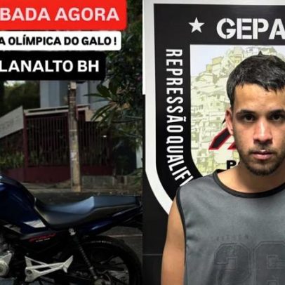 Moto de influenciador é encontrada desmontada horas após furto em BH