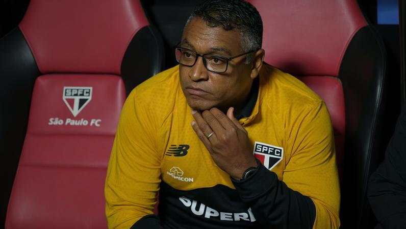 Roger Machado, técnico do São Paulo (Foto: Nelson ALMEIDA / AFP)