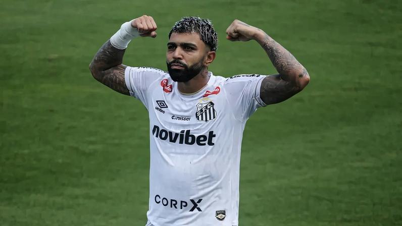 Gabigol atuando pelo Santos (Foto: Raul Baretta/ Santos FC.)