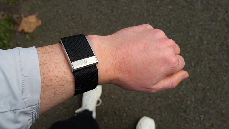 The wearable could rival Whoop (pictured above)