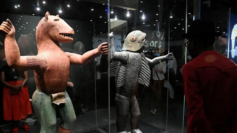 A 2022 exhibition of artworks held by France in Cotonou.