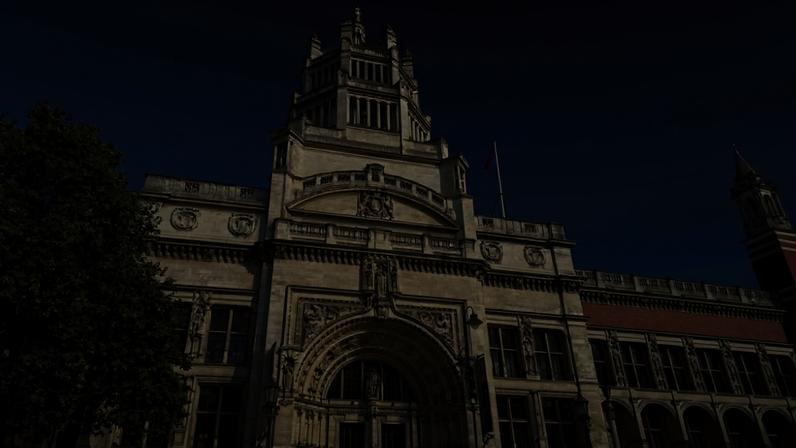 The Victoria and Albert Museum.