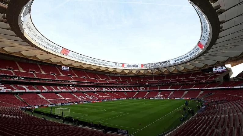 Estádio Metropolitano, em Madri, vai ser o palco da partida entre Atlético de Madrid e Arsenal nesta quarta, 29 (Florencia Tan Jun/Getty Images)