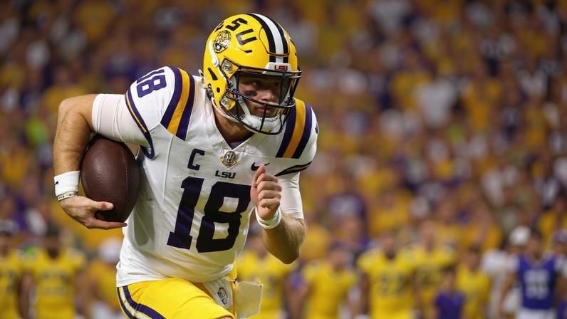 Garrett Nussmeier is expected to be the third quarterback off the board in the 2026 draft.