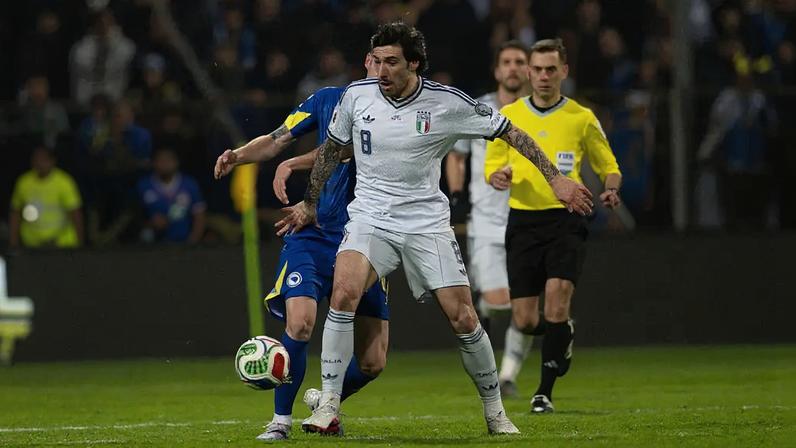 A Itália perdeu a chance de estar na Copa de 2026 após perder a repescagem para a Bósnia e Herzegovina.