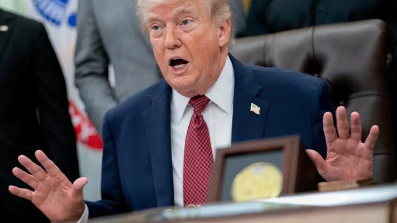Donald Trump durante evento na Casa Branca - 18/04/2026