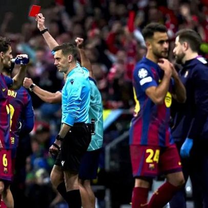 Barcelona protesta contra arbitragem da UEFA após eliminação na Champions