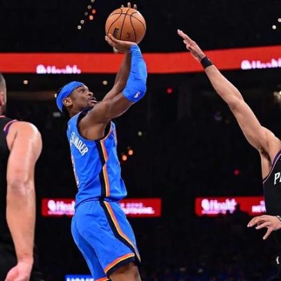 Gilgeous-Alexander e Williams comandam vitória do Thunder sobre o Suns no Jogo 1