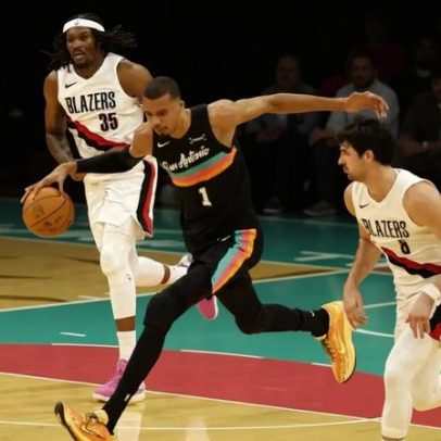 Debut impressionante de Wembanyama guia Spurs na vitória sobre Blazers