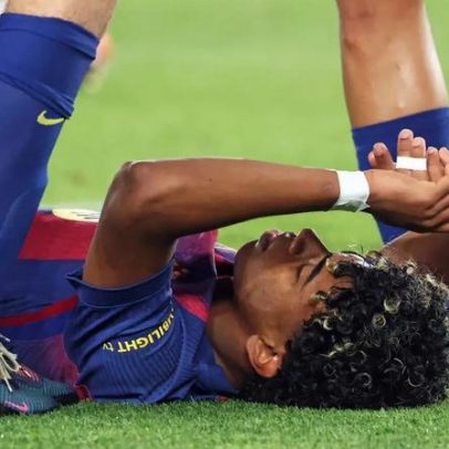 Lesão de Lamine Yamal preocupa o Barcelona e a seleção espanhola