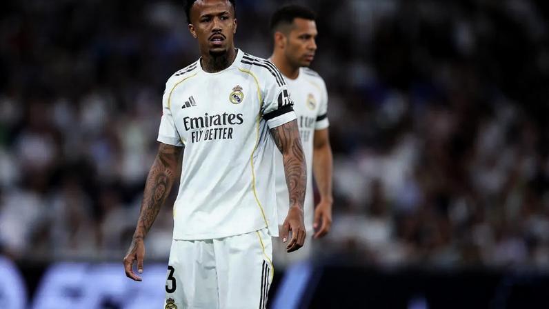 Éder Militão, jogador do Real Madrid (Madrid, Spain. (Photo by Alvaro Medranda/Quality Sport Images/Getty Images)