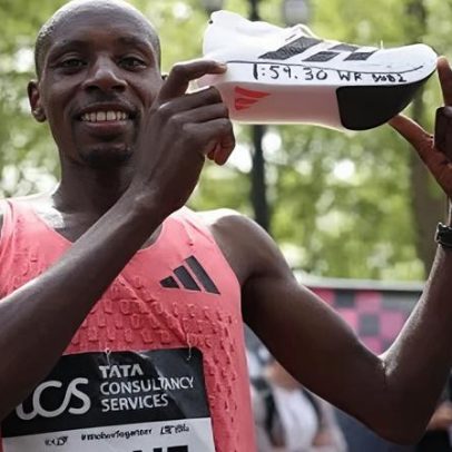 Sawe ignora polêmica sobre super tênis após recorde na maratona