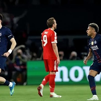 Kvaratskhelia marca empate entre PSG e Bayern na Champions