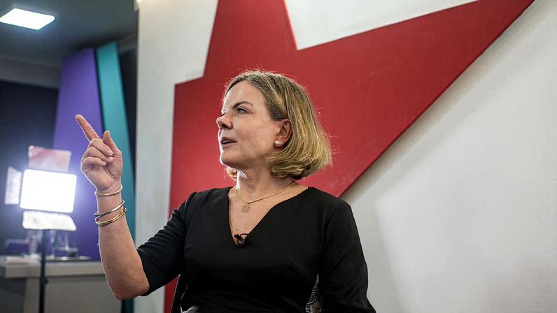 Gleisi Hoffmann elogia estatais fora do programa de privatização pt