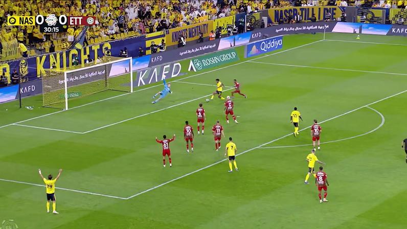 Al Nassr – Al Ettifaq 1 - 0 | GOL – Kingsley Coman