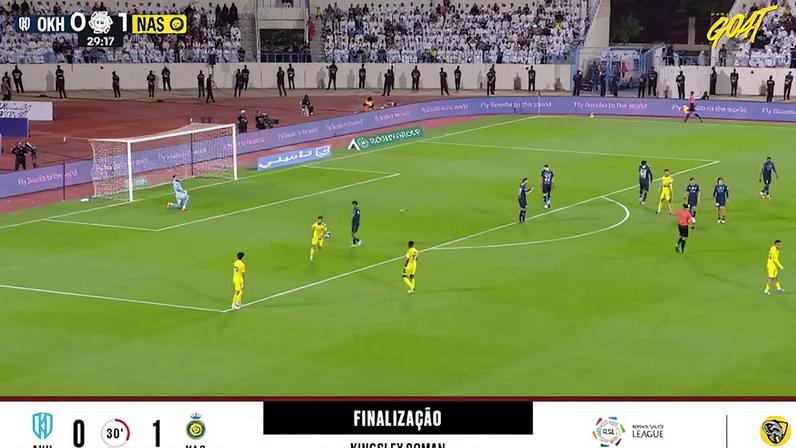 Al Akhdoud - Al Nassr 0 - 1 | CHUTE - Kingsley Coman