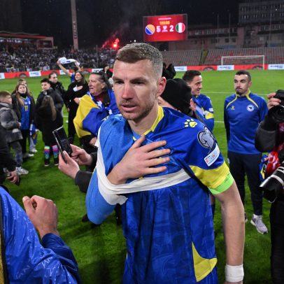 Edin Džeko escapou da morte na infância após a mãe impedi-lo de sair para jogar bola 