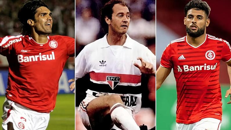 Nesta quarta (1º), Internacional e São Paulo se enfrentam pela nona rodada do Campeonato Brasileiro 2026, a partir das 19h. Marcada por decisões continentais, goleadas e duelos em mata-mata, relembre, a seguir, cinco confrontos históricos protagonizados entre as equipes: