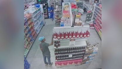 Homem tentou sair de supermercado sem pagar e agrediu funcionários que o impediram
