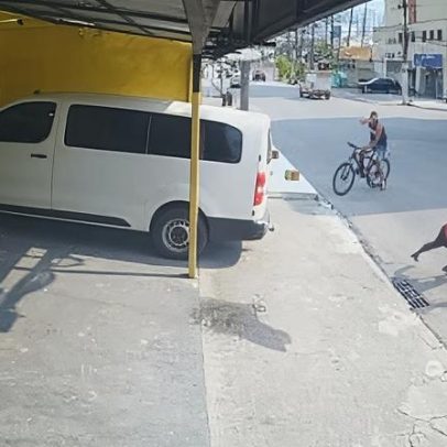 Homem é baleado em rua no RJ por atirador em bicicleta; vídeo divulgado