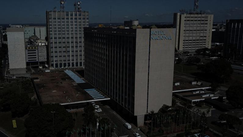 Na imagem, a fachada do Hotel Nacional, em Brasília; levantamento aponta que unidades de alto padrão e luxo concentram metade do investimento em novos projetos no país
